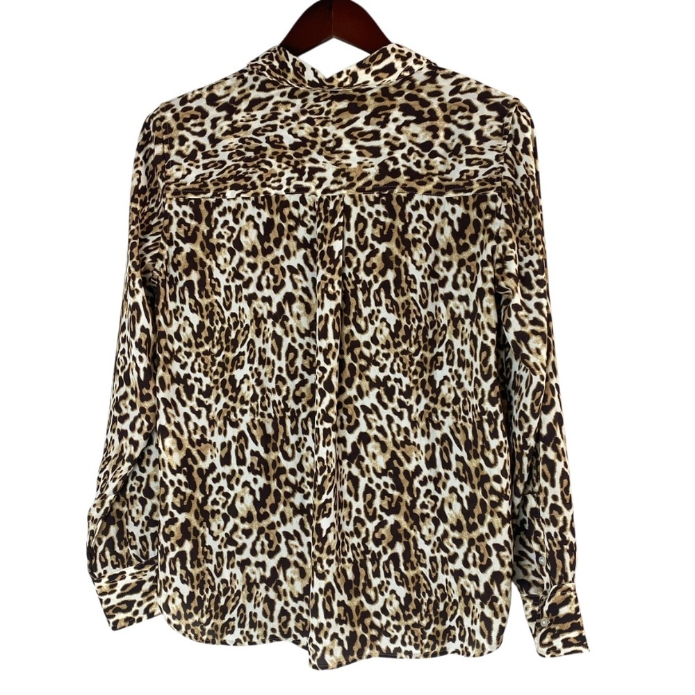 BANANA REPUBLIC Lot x2 Dillon Shirt in Leopard and Daisy Floral Size S and XS - Picture 3 of 12